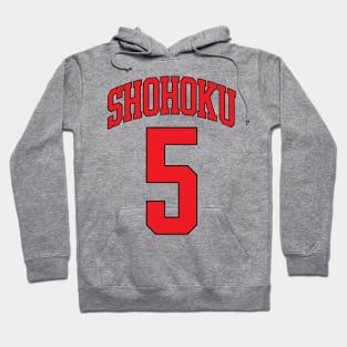 Shohoku Jersey #5 Hoodie